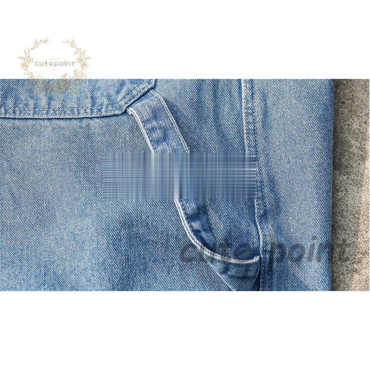 BLUE BLUE デニム オーバーオール ツナギ オールインワン サイズ1 win995-06.jpg