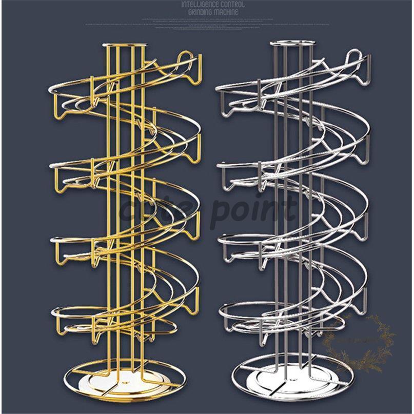 安値 カプセルホルダー ネスカフェ ドルチェグスト 専用 S形 カプセルホルダー 省スペース 取出しやすく  収納 ラック タワー 回転式 35カプセル用 縦型｜cutepoint｜03