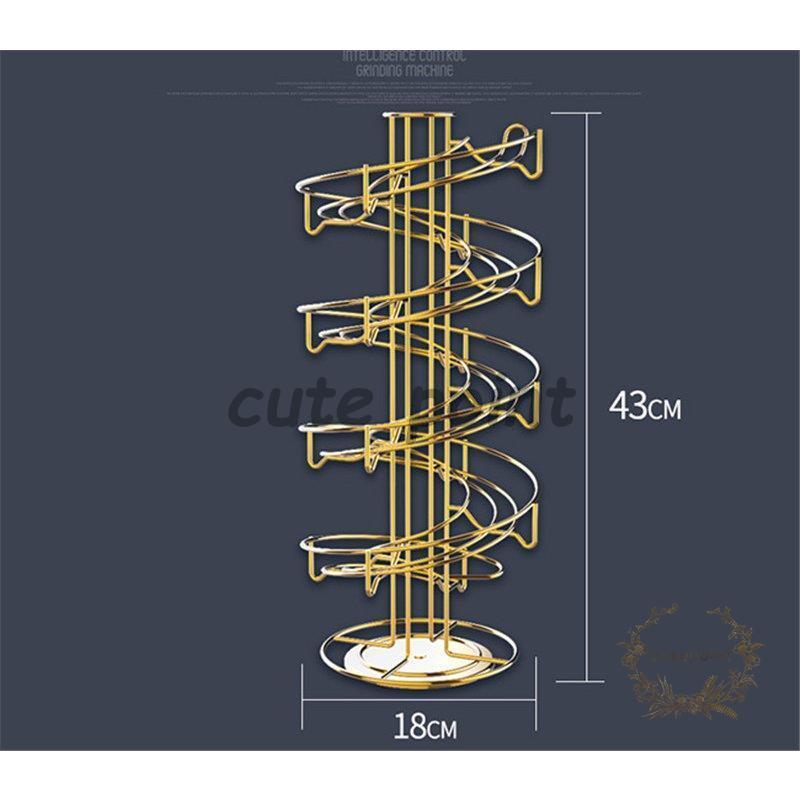 安値 カプセルホルダー ネスカフェ ドルチェグスト 専用 S形 カプセルホルダー 省スペース 取出しやすく  収納 ラック タワー 回転式 35カプセル用 縦型｜cutepoint｜04