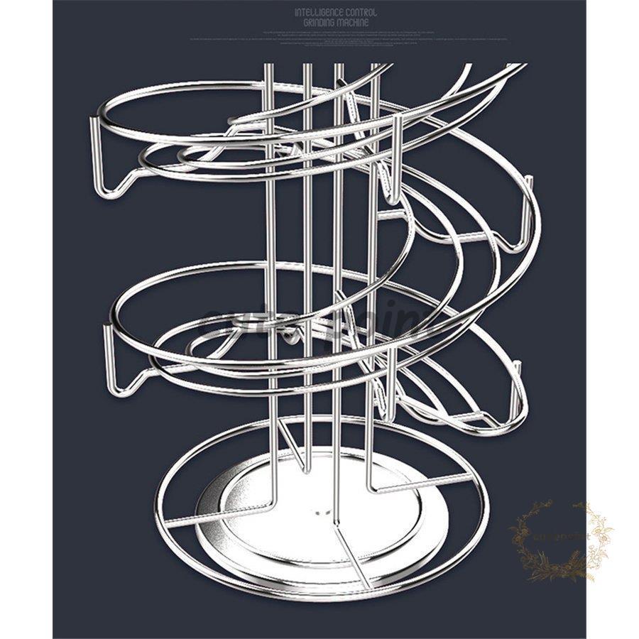 安値 カプセルホルダー ネスカフェ ドルチェグスト 専用 S形 カプセルホルダー 省スペース 取出しやすく  収納 ラック タワー 回転式 35カプセル用 縦型｜cutepoint｜09