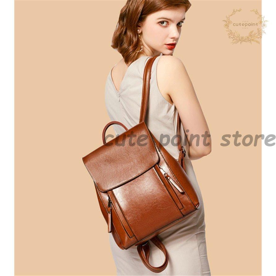 本革 牛革 きれいめ リュック レディースバッグ ビジネス 旅行 大容量