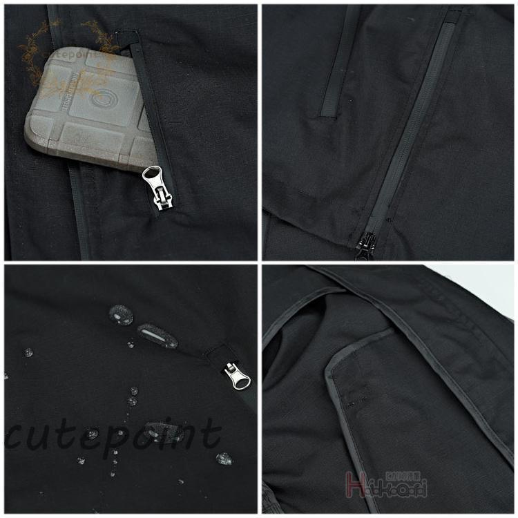 タクティカルジャケット メンズ ウインドブレーカー 上 フード