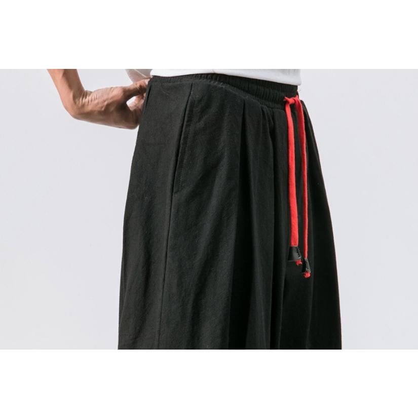 サルエルパンツ メンズ クロップドパンツ テーパード スラックス