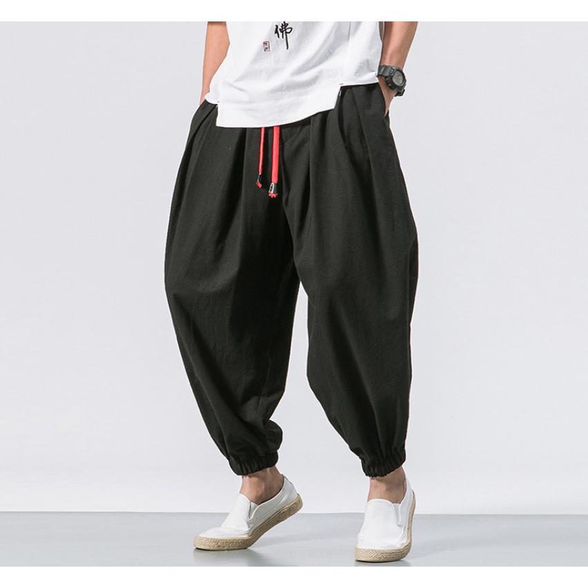 サルエルパンツ メンズ クロップドパンツ テーパード スラックス