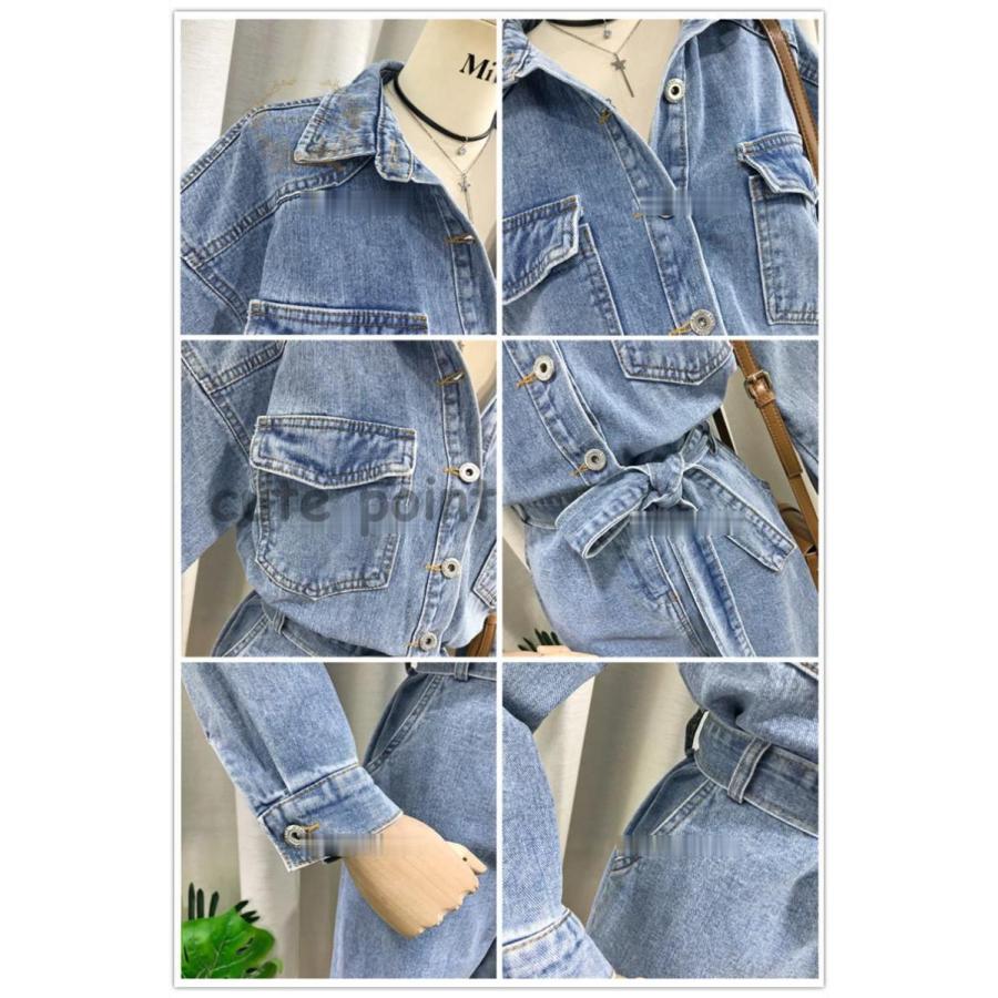 オールインワン サロペット つなぎ デニム レディース オーバーオール