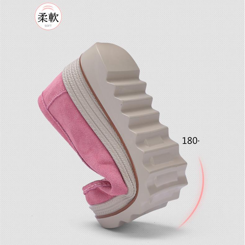 レディース スニーカー 厚底 スリッポン カジュアル 滑り止め 大きい