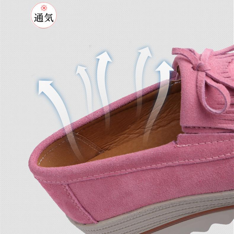 レディース スニーカー 厚底 スリッポン カジュアル 滑り止め 大きい