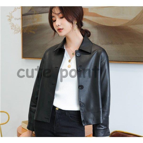 日本で発売 レザージャケット 上品 本革 シングルライダース ジャケット テーラードジャケット レディース 革ジ 安い 販促品 Ssl Daikyogo Or Jp