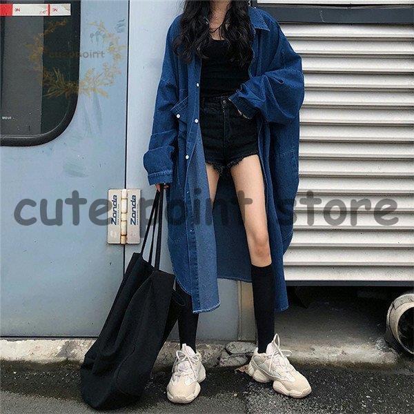 デニム コート ジャケット レディース Gジャン ロング アウター 大きい