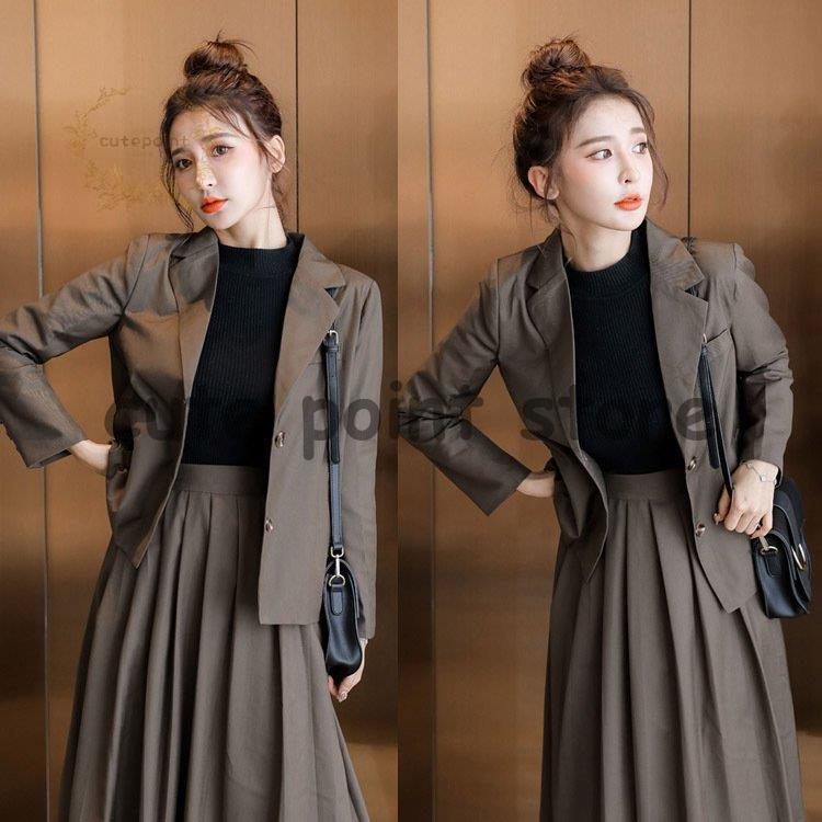 レディーススーツ スカートスーツ フォーマルスーツ ジャケット ロング