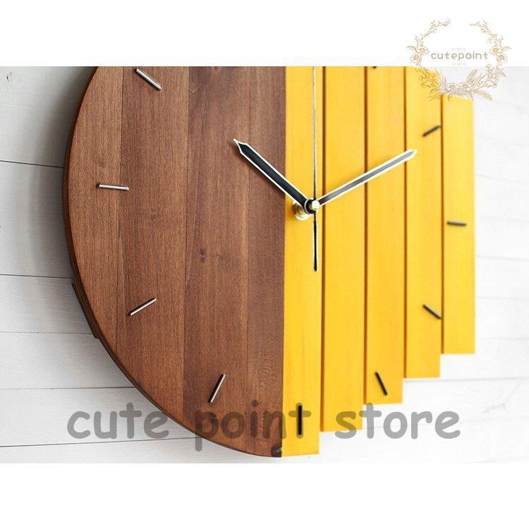 NHK かけ時計 木目調 (Char) NHK時計 置時計 木目調