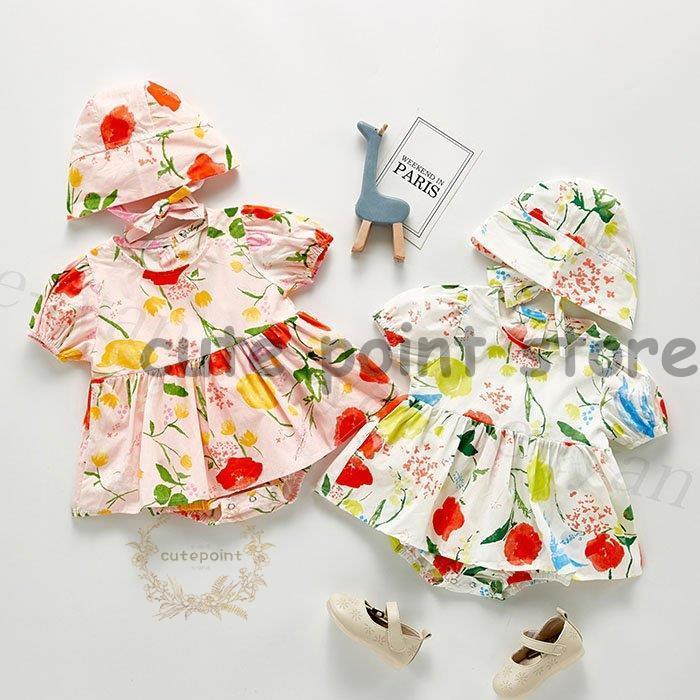 高級な 花柄ロンパース 半袖 夏 女の子 出産祝い ベビー服 春 66 100 セットアップ ワンピース風 可愛い韓国子供服 赤ちゃん衣装 百日祝いお食い初め お宮参りギフト Heartlandgolfpark Com
