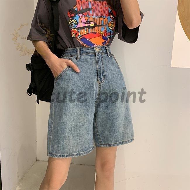 ショートパンツ デニム レディース ハーフパンツ デニムショートパンツ ゆったり 5分丈ｇパン 夏 ジーンズ ワイドパンツ 五分丈 デニムパンツ 定番のお歳暮 冬ギフト