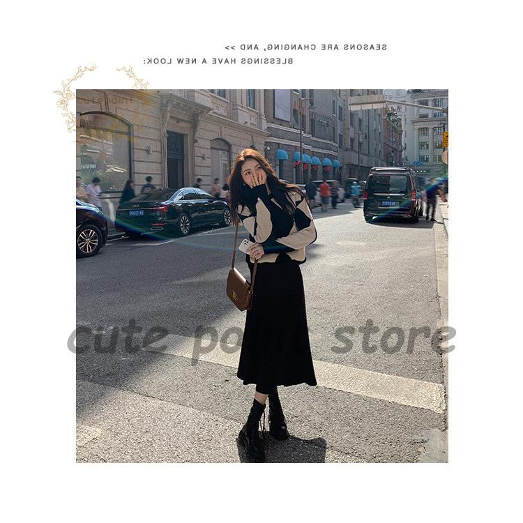 UTAA ユタ スカート ニットセットアップ ブラック M レディース UTAA ユタ スカート ニットセットアップ ブラック M レディース