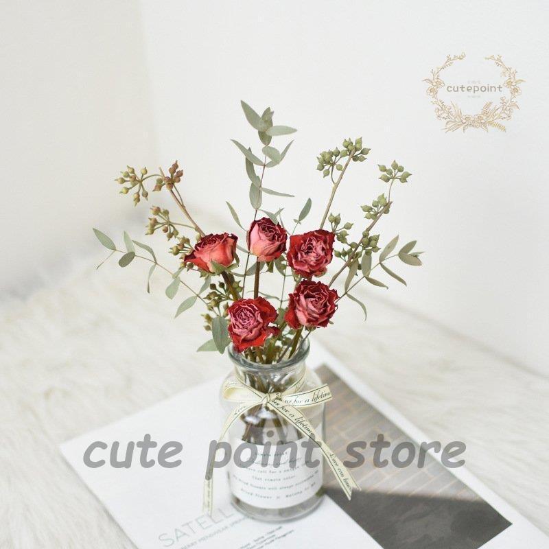ドライフラワー プレゼント ギフト 誕生日 インテリア雑貨 飾り方 花束 花瓶 ボトルフラワー ガラス ビン 北欧 卓上 おしゃれ ギフト 手作り フラワー Ct805 Kyzh281 Cute Point 通販 Yahoo ショッピング