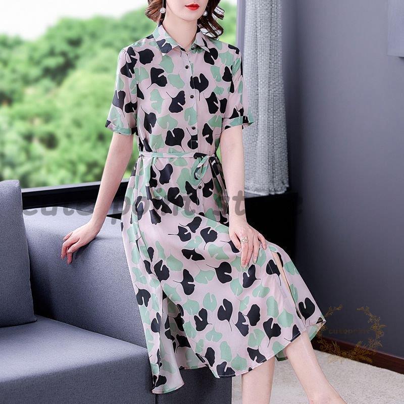 最終決算 母親 ドライブ リモート フェミニン ウエスト紐 半袖 襟付き ボタニカル柄 ワンピース ディナー ママスタイル リゾート キレイ目 ワンピース サイズ L Forms 1stformations Co Uk