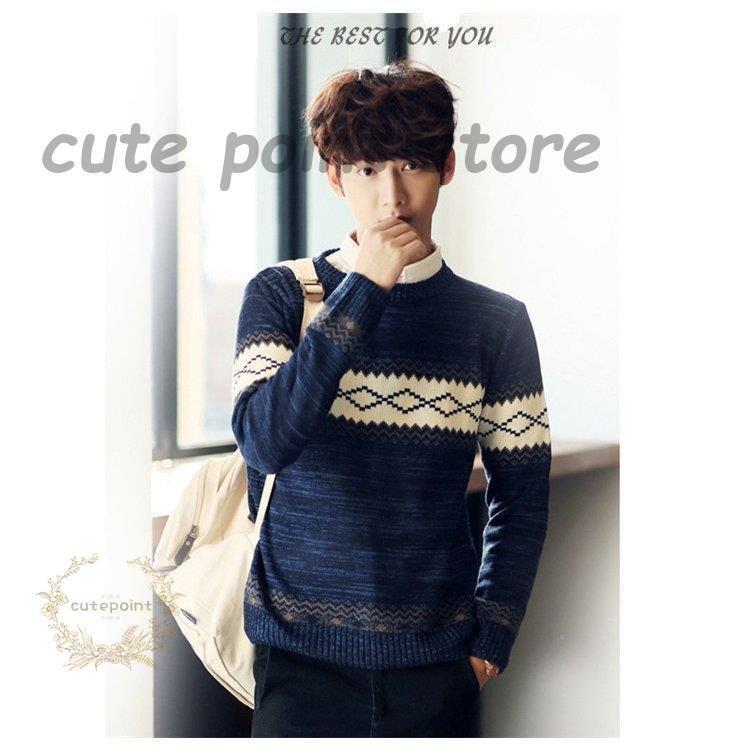 ニットセーター メンズ セーター 長袖 トップス 無地 ボーダー 春服 春物 春 メンズ ニット 新作 17新作 春服 シンプル カジュアル キレイめ Ct5 Army171 Cute Point 通販 Yahoo ショッピング