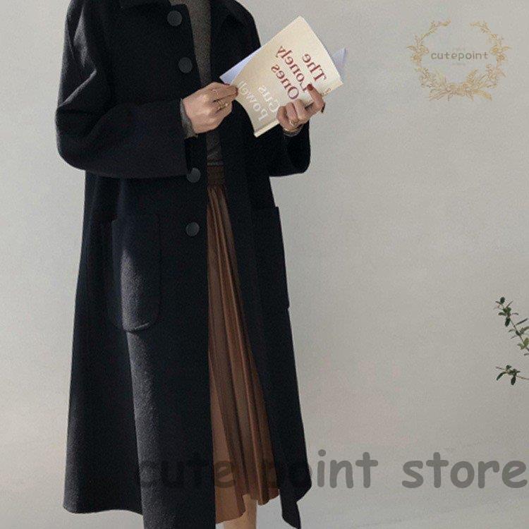ラシャコート コート カシミヤ70% 高品質ジャケット レデイース厚手 