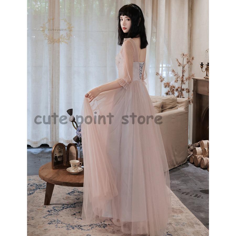 ブライズメイド ドレス パーティードレス ロングドレス 格安