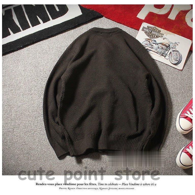 カーディガン メンズ ニット カーデ セーター トップス カジュアルニット 無地 カーディガン ジャケット 秋 新作  おしゃれ