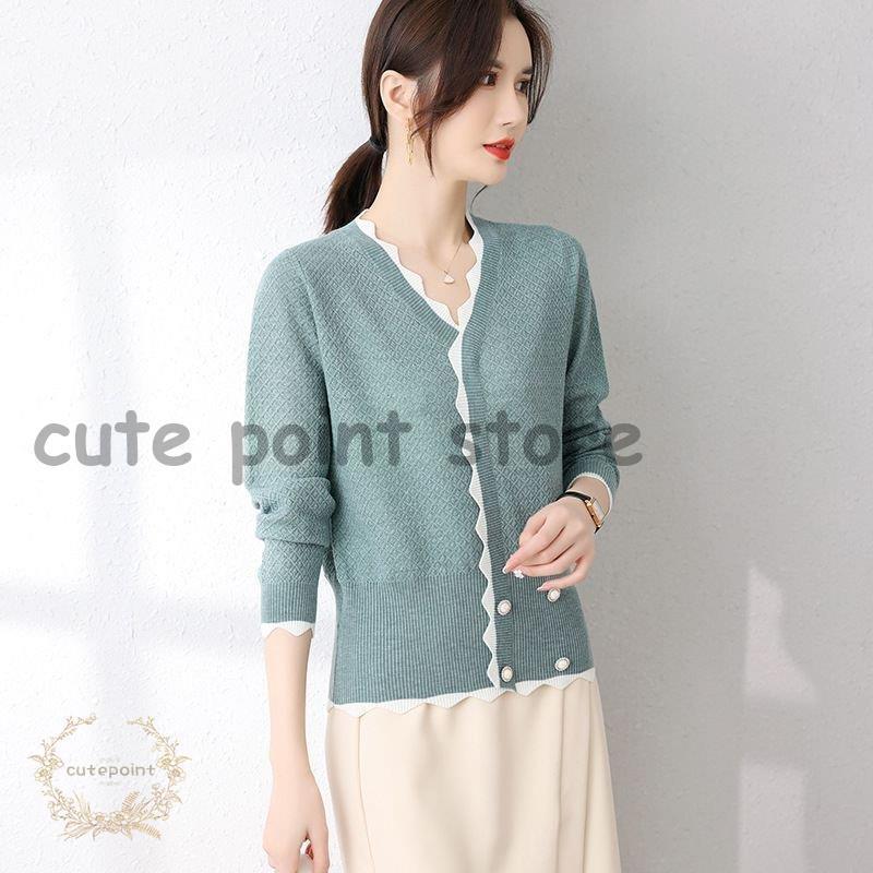 爆安セール ニット セーター 薄手 ダブルボタン パールボタン セレブスタイル 柔らか 上品 休日スタイル 女子旅 ガーリー 大人可愛い ママ ママスタイル お出かけ クライマックスセール再値下げ Platform Filters 9 Devl2 Com