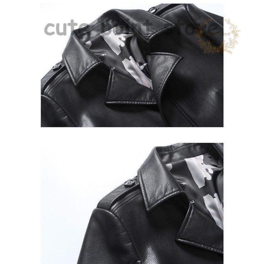 レザーコート 革ジャン チェスターコート 裏起毛 メンズ コート