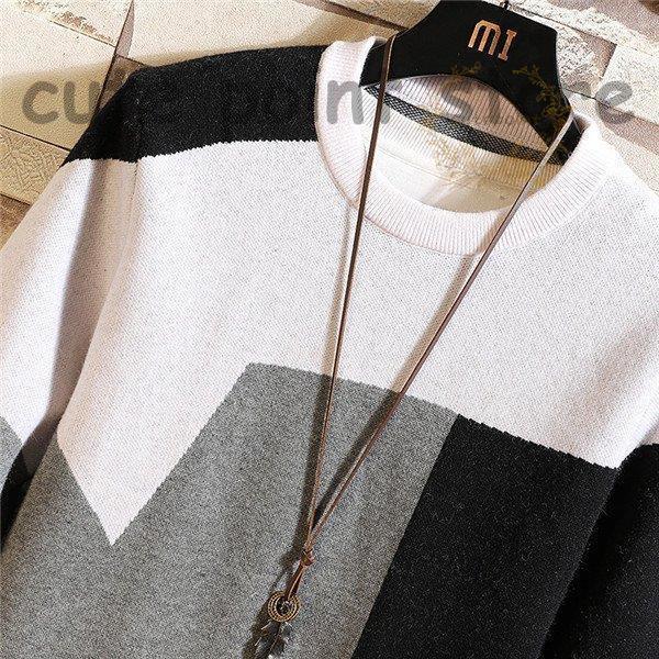 独特な セーター メンズ ニット 長袖 大きいサイズ ニット秋服 冬服 秋冬 ブラック ホワイト 長袖セーター おしゃれ シンプル 体型カバー ストレッチ ニット セーター ご注意 お届け方法によって納期が違います Binghamtonhots Com