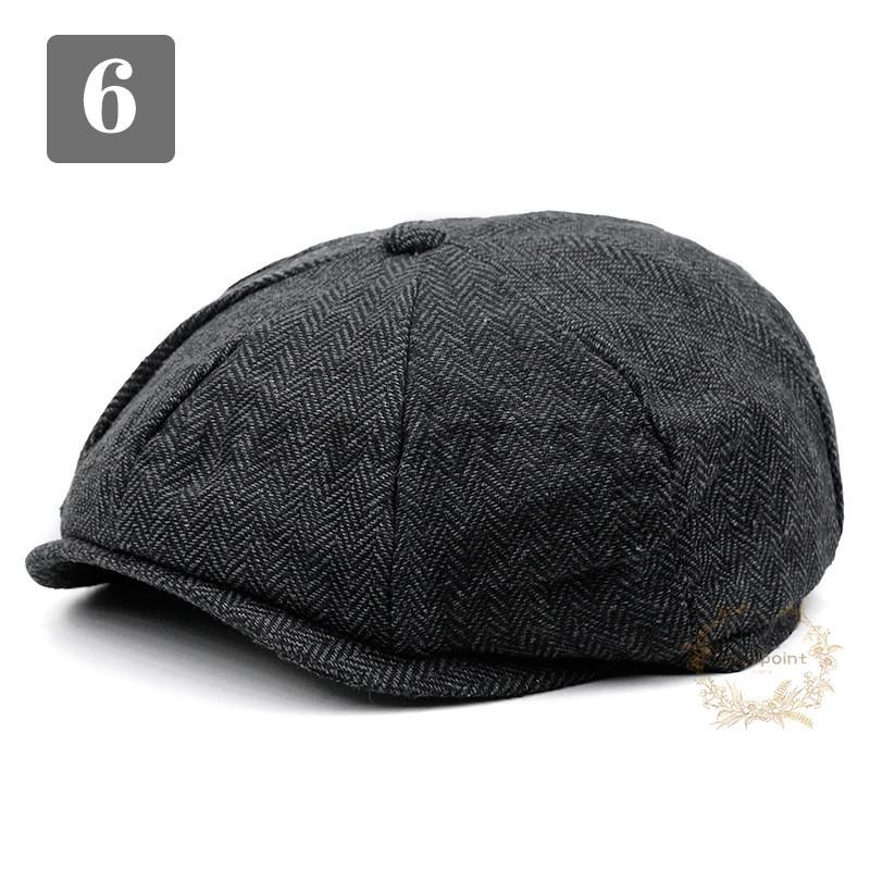 キャスケット メンズ 帽子 ハンチング帽 無地 カジュアル ファッション アウトドア かっこいい 男性用 紳士 春秋冬 おしゃれな帽子 | ブランド登録なし | 06