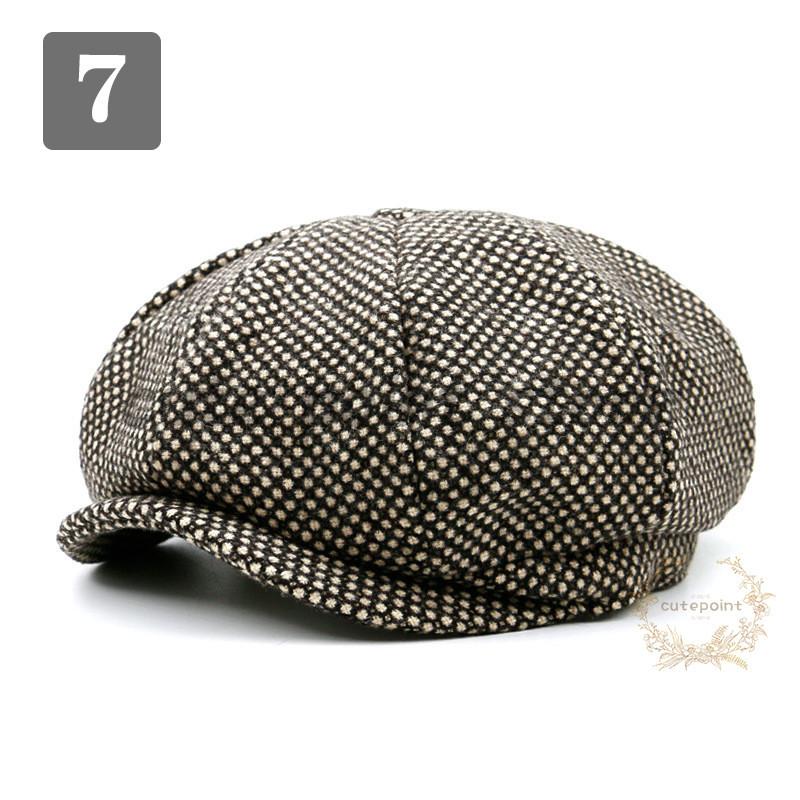 キャスケット メンズ 帽子 ハンチング帽 無地 カジュアル ファッション アウトドア かっこいい 男性用 紳士 春秋冬 おしゃれな帽子 | ブランド登録なし | 07