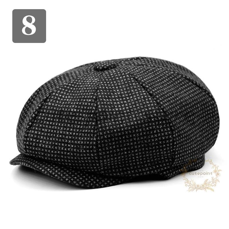 キャスケット メンズ 帽子 ハンチング帽 無地 カジュアル ファッション アウトドア かっこいい 男性用 紳士 春秋冬 おしゃれな帽子 | ブランド登録なし | 08