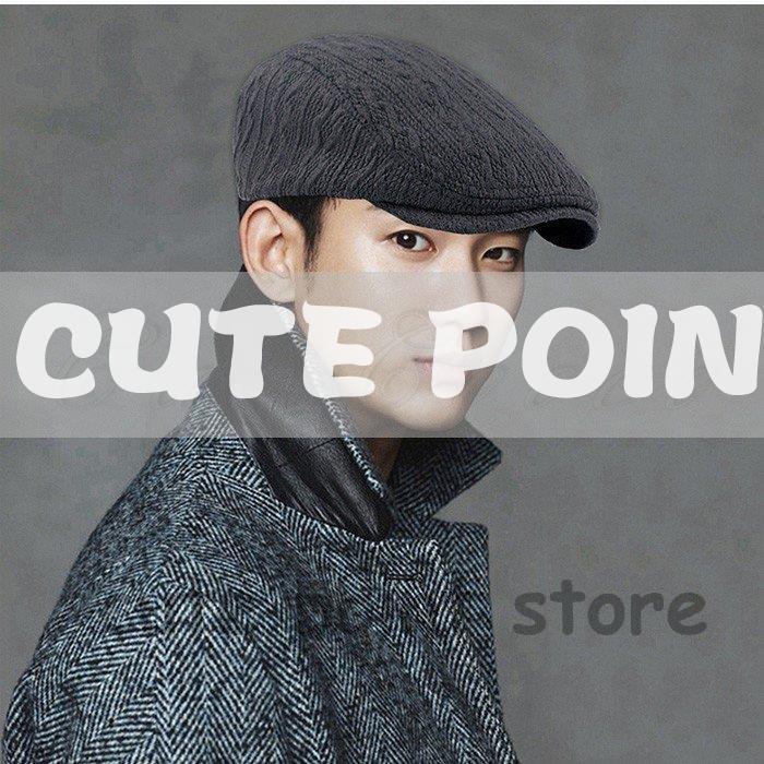 ハンチング帽 ニット メンズ レディース ケーブル編み キャップ 帽子 紳士 防寒 あったか かっこいい 春秋冬 男性用 アウトドア おしゃれ | ブランド登録なし | 03