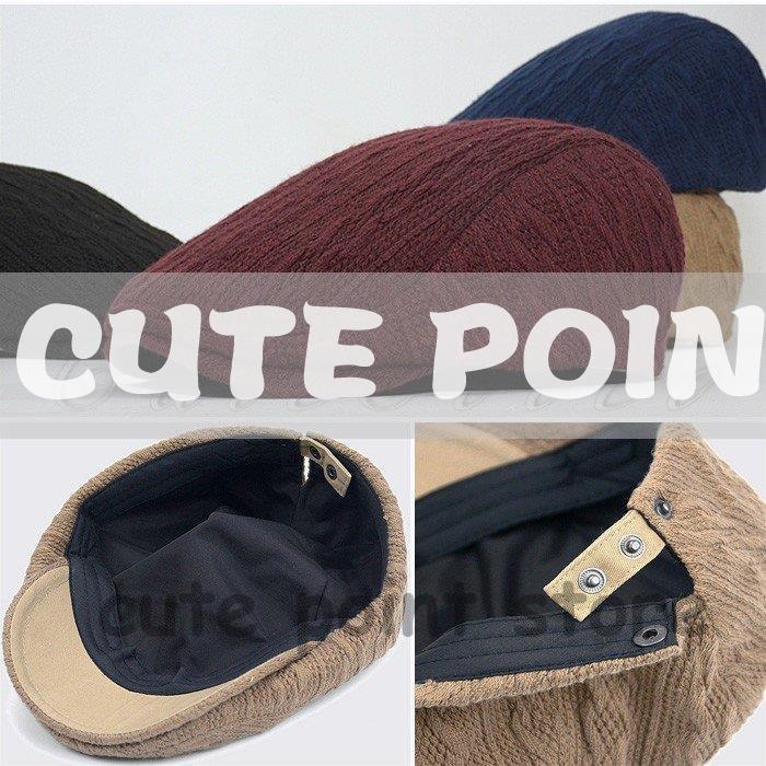 ハンチング帽 ニット メンズ レディース ケーブル編み キャップ 帽子 紳士 防寒 あったか かっこいい 春秋冬 男性用 アウトドア おしゃれ | ブランド登録なし | 06