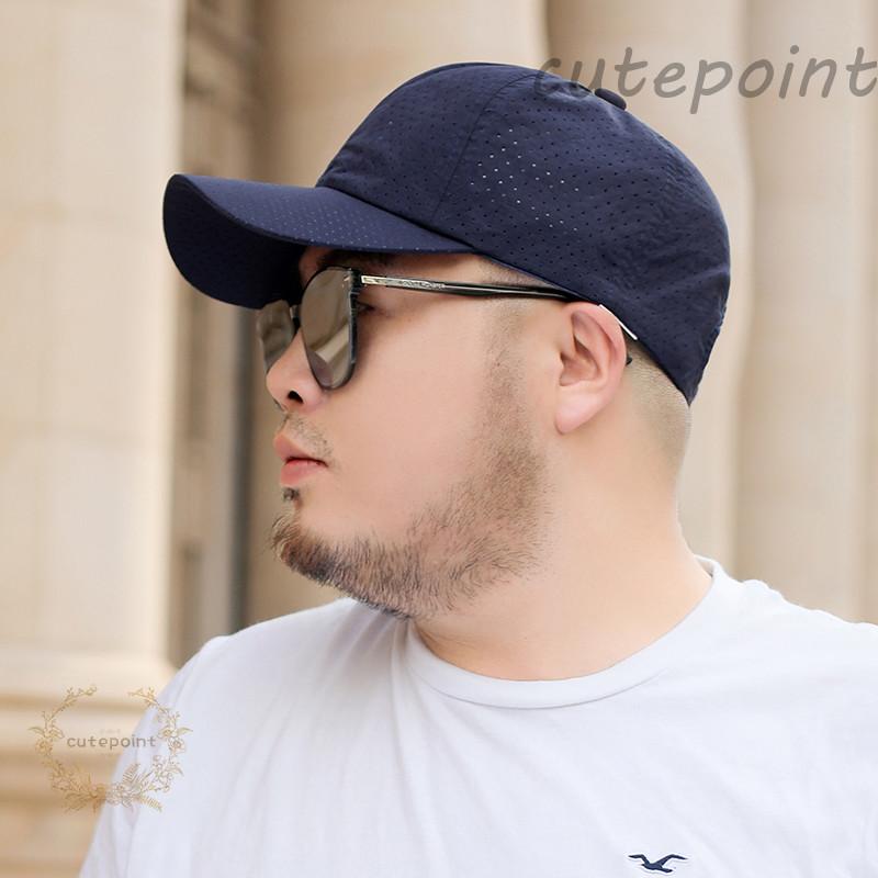 夏用帽子 メンズ キャップ 野球帽 つば広 日よけ 通気性 速乾 大きい