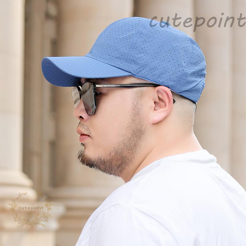 夏用帽子 メンズ キャップ 野球帽 つば広 日よけ 通気性 速乾 大きい