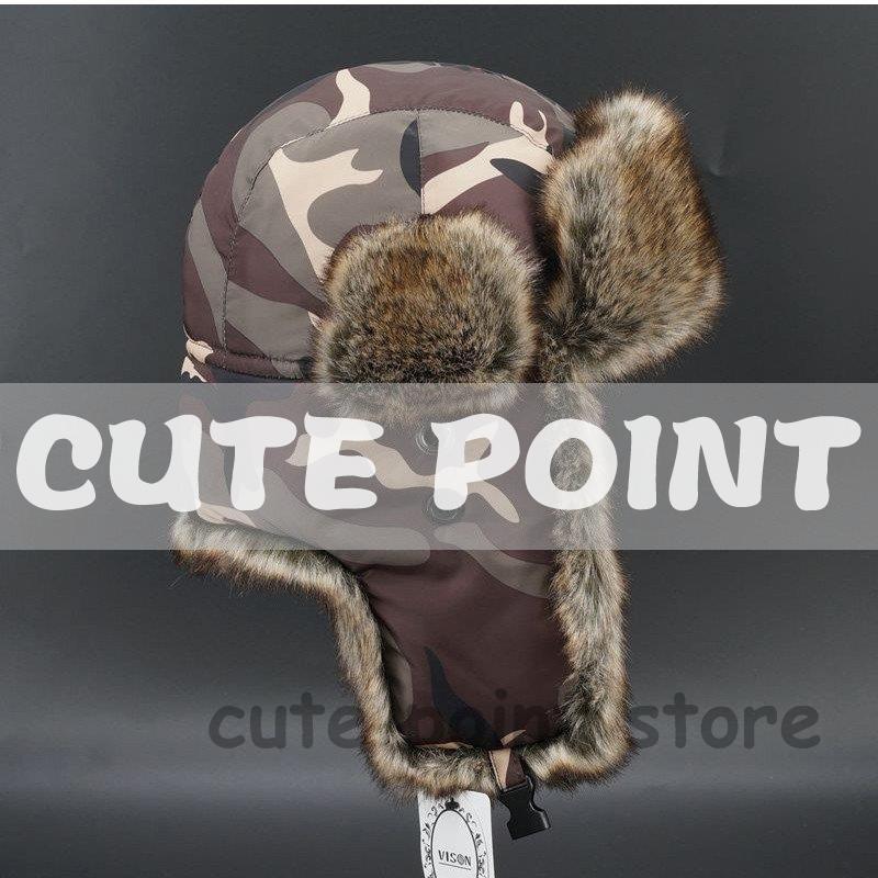 ロシア帽 メンズ フライトキャップ パイロット 迷彩柄 カジュアル 厚手 防寒対策 あったか アウトドア 秋冬物 きれいめ おしゃれ | ブランド登録なし | 02