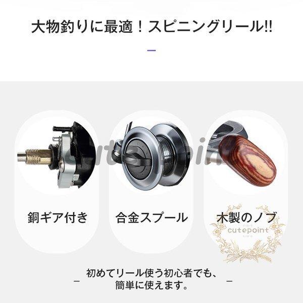 釣り具 リール スピニングリール 投げ釣り カゴ釣り のませ釣り キス