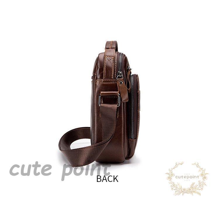 ショルダーバッグ 本革バッグ レトロ風 縦型 メンズ ビジネスバッグ 本