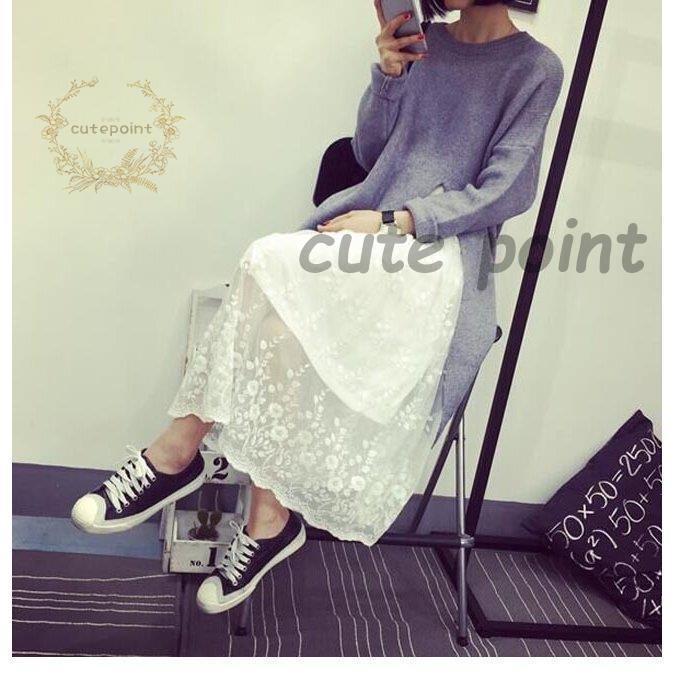 レディース キャミワンピ レースワンピ 白 タンクワンピ ワンピース ロングワンピ レトロ レースワンピース 重ね着 ミモレワンピース 姫系 Hl0519 Qunzi265 Cute Point 通販 Yahoo ショッピング