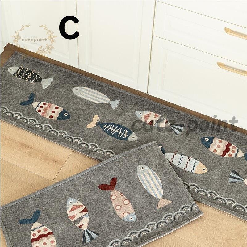 玄関マット キッチンラグ 台所マット 北欧 シンプル フロアマット 滑り止め ラグマット 撥水 新作 おしゃれ 可愛い キッチンマット 4colors お風呂マット Lxz0428 Sh15 Cute Point 通販 Yahoo ショッピング