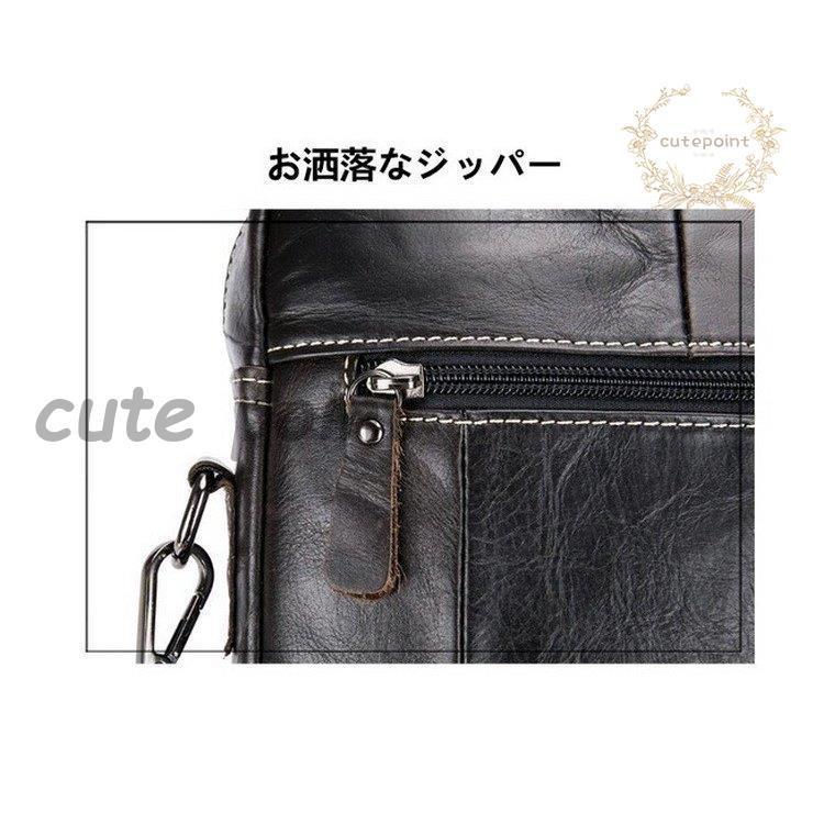 本革　ビジネスバック/レディース/メンズ/ユニセックス/鞄/ショルダー/レトロ Amazon | [VevoArt] 高級本革 レトロ メンズ ショルダーバッグ