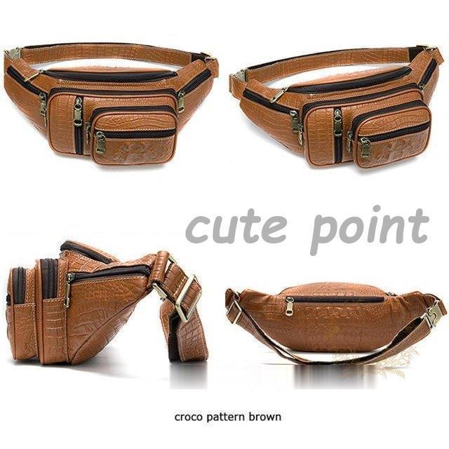 ウエストバッグ ウエストポーチ ショルダーバッグ 腰ポーチ メンズ