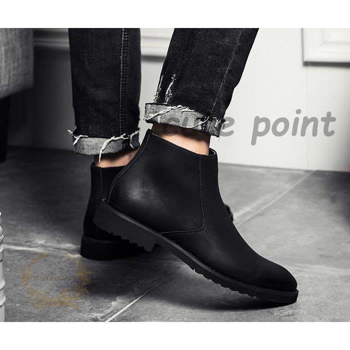 ワークブーツ メンズ ショートブーツ ハイカット レースアップシューズ