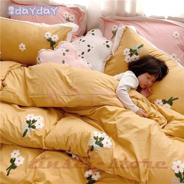 布団カバー セット ベッドカバー 可愛い 枕カバー 女性 3点セット 4点セット ダブル クイーン 洋式和式兼用 洋式和式兼用 肌に優しい 可愛い 枕カバー おしゃれ 寝具セット 防ダニ Point 防臭 Tin319 Dsjt354 Cute