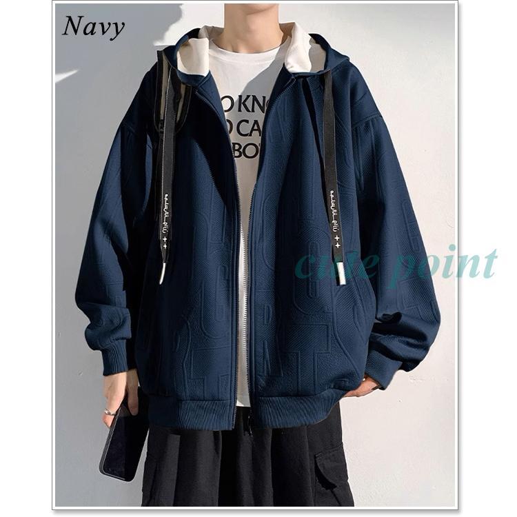 「2024新品発売」 パーカー メンズ ジップパーカー ジップアップ パーカー フルジップ ファスナー トレーナー 春 秋 冬 大きいサイズ | ブランド登録なし | 12