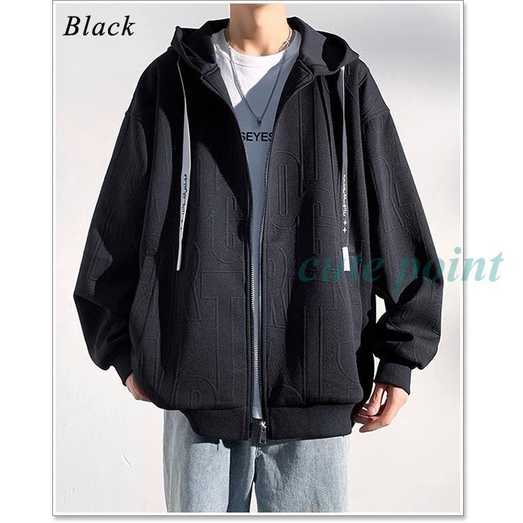 「2024新品発売」 パーカー メンズ ジップパーカー ジップアップ パーカー フルジップ ファスナー トレーナー 春 秋 冬 大きいサイズ | ブランド登録なし | 01