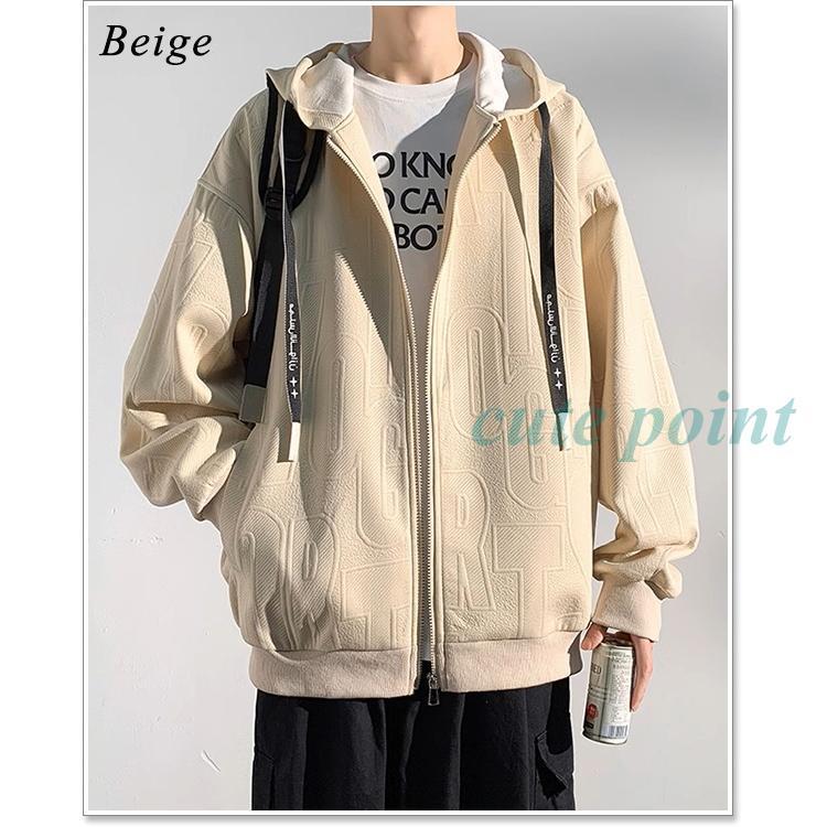 「2024新品発売」 パーカー メンズ ジップパーカー ジップアップ パーカー フルジップ ファスナー トレーナー 春 秋 冬 大きいサイズ | ブランド登録なし | 03