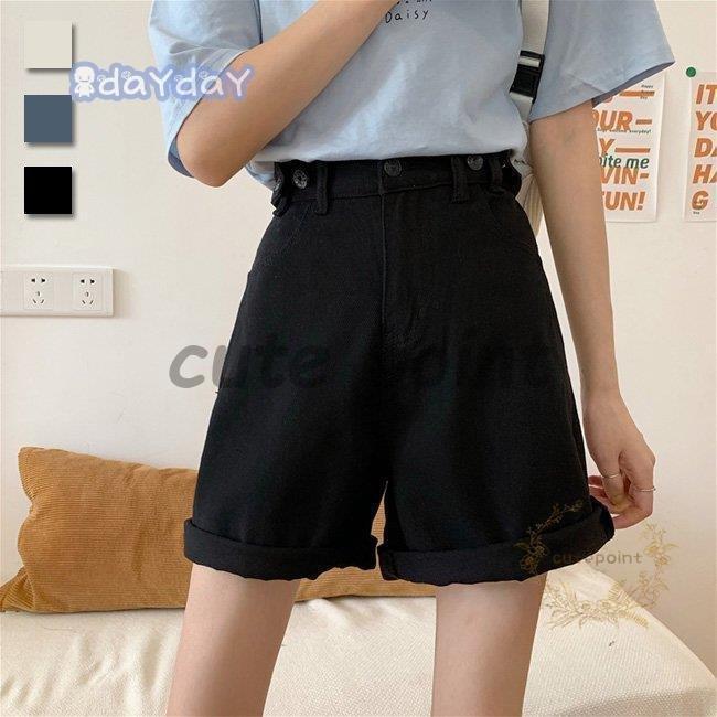ショートパンツ デニム レディース デニムパンツ ミニ丈 短パン ジーンズ ハーフパンツ サマーパンツ ショーパン ｇパン ウエストゴム 半ズボン Zh0421 Lf272 Cute Point 通販 Yahoo ショッピング