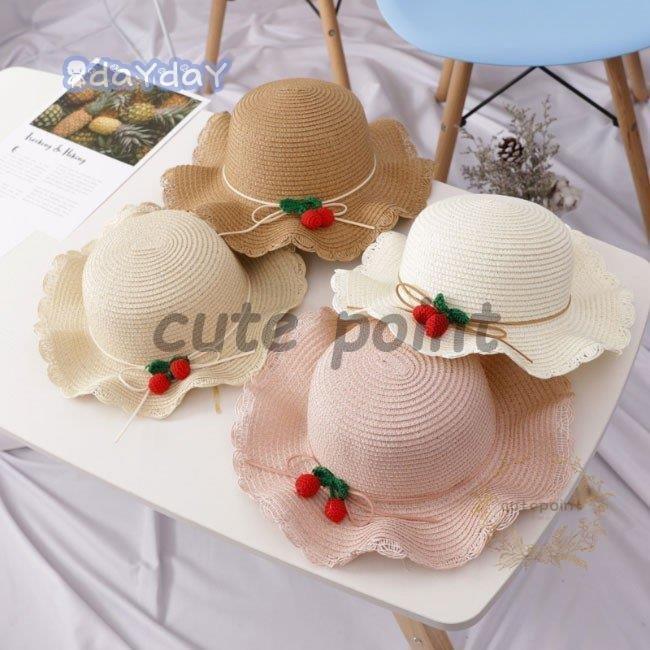 ストローハット ジュニア 麦わら帽子 ハット 女児 つば広ハット 夏 日よけ帽子 可愛い つば広帽子 日除け帽子 サマーハット キッズ お洒落 Zh0421 Lf603 Cute Point 通販 Yahoo ショッピング