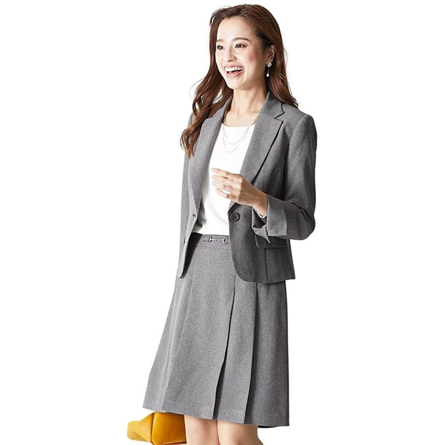 Nissen ニッセン スーツ 上下 セットアップ ジャケット スカート 洗える オフィス ビジネス レディース オールシーズン 通年 杢グレー ボディースーツ Www Geminicorp Be