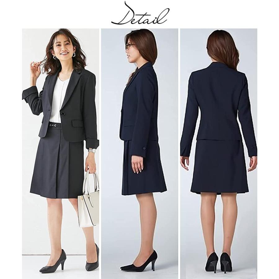 Nissen ニッセン スーツ 上下 セットアップ ジャケット スカート 洗える オフィス ビジネス レディース オールシーズン 通年 杢グレー ボディースーツ Www Bollywoodpapa Com